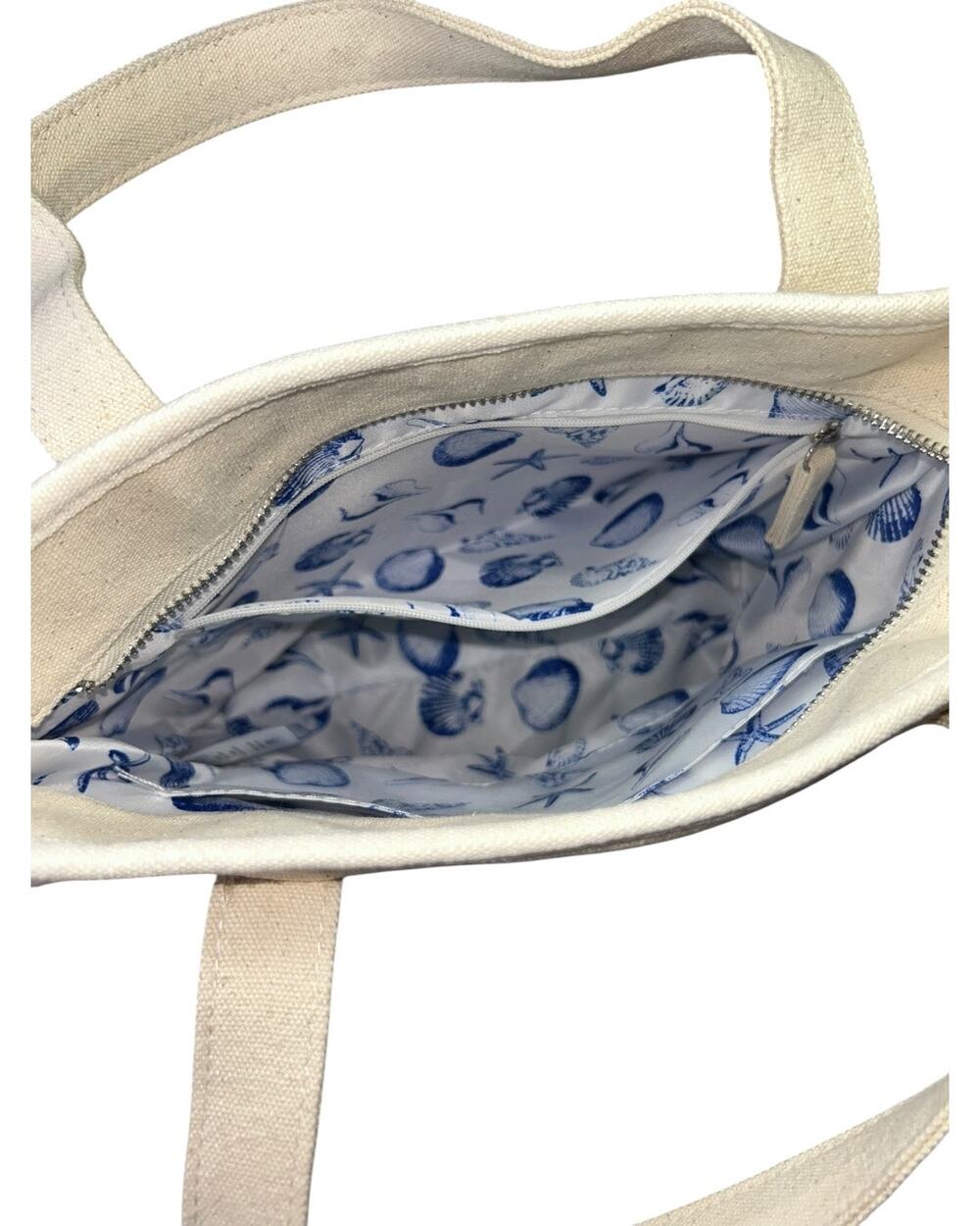 C&C California Starfish Canvas Tote Bag Purse Crossbody Coastal Beach NWOT